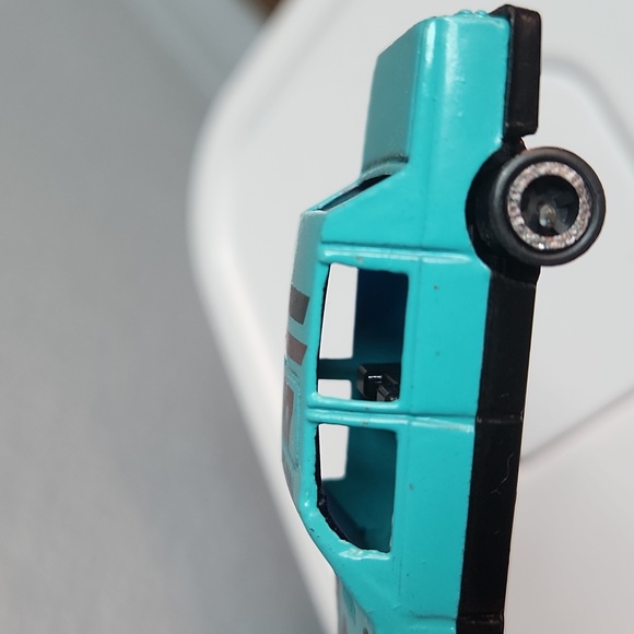 Vintage Die Cast Toy Car DT Twin Cam 87 Turquoise Blue - Picture 7 of 8